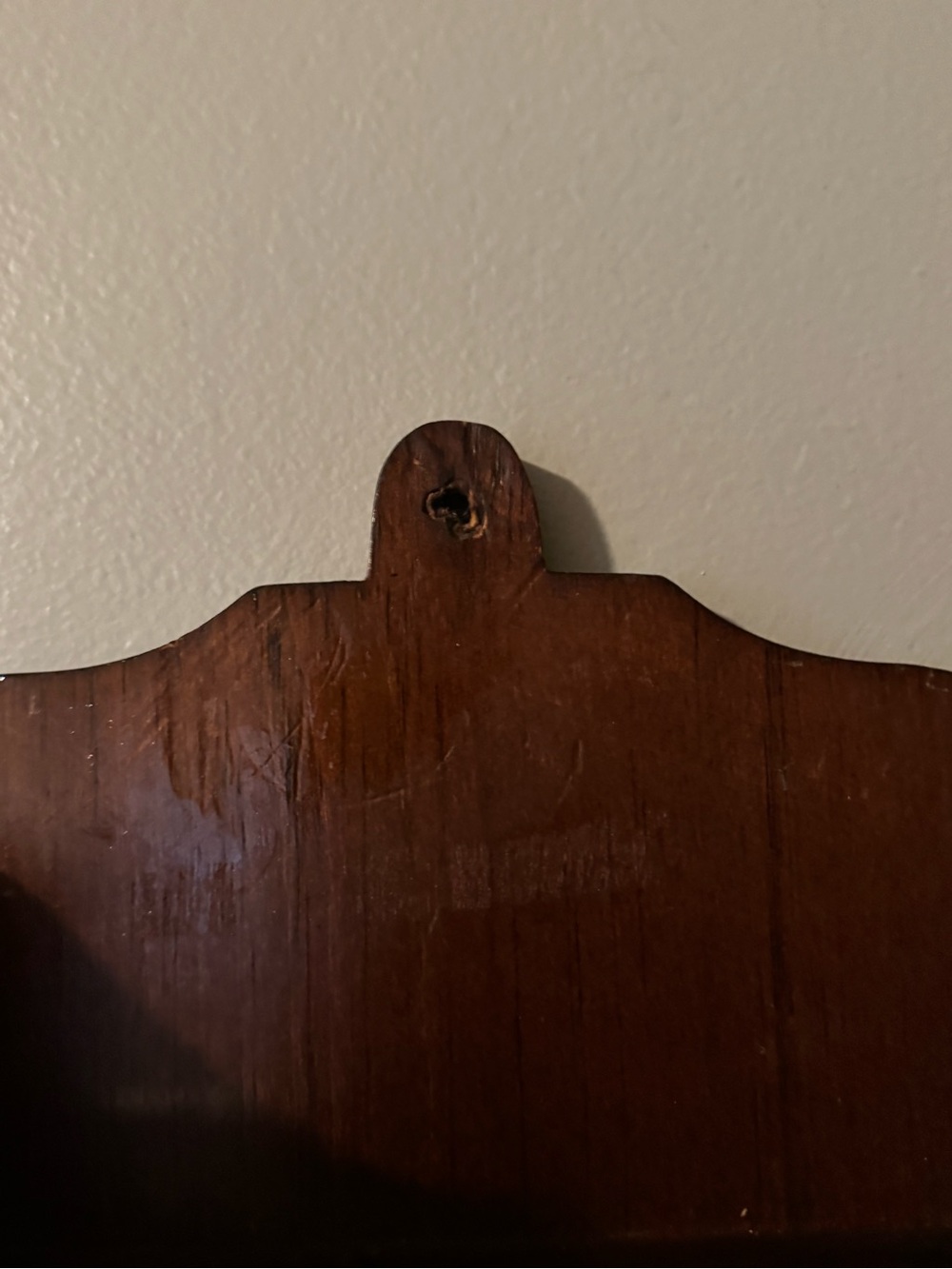 Vintage Wooden Spoon Rack Display Rack - Dark Brown - Picture 3 of 10
